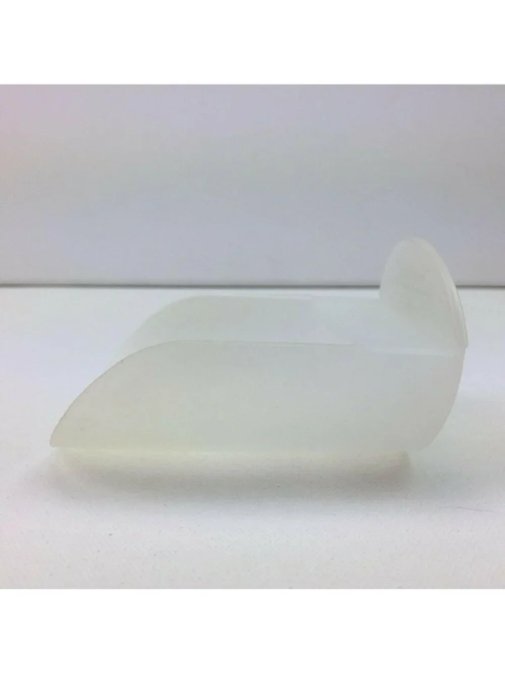 Tupperware Lot Set 2 Rocker & Canister Scoops Sheer White & Orange #292  #1452